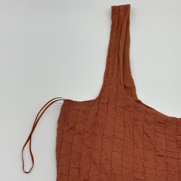 Free People Beach Short N Sweet Size Large Ambered Coral Sweater Minidress NWOT - Picture 12 of 13